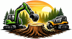 Tree Stump Removal and Excavation Logo